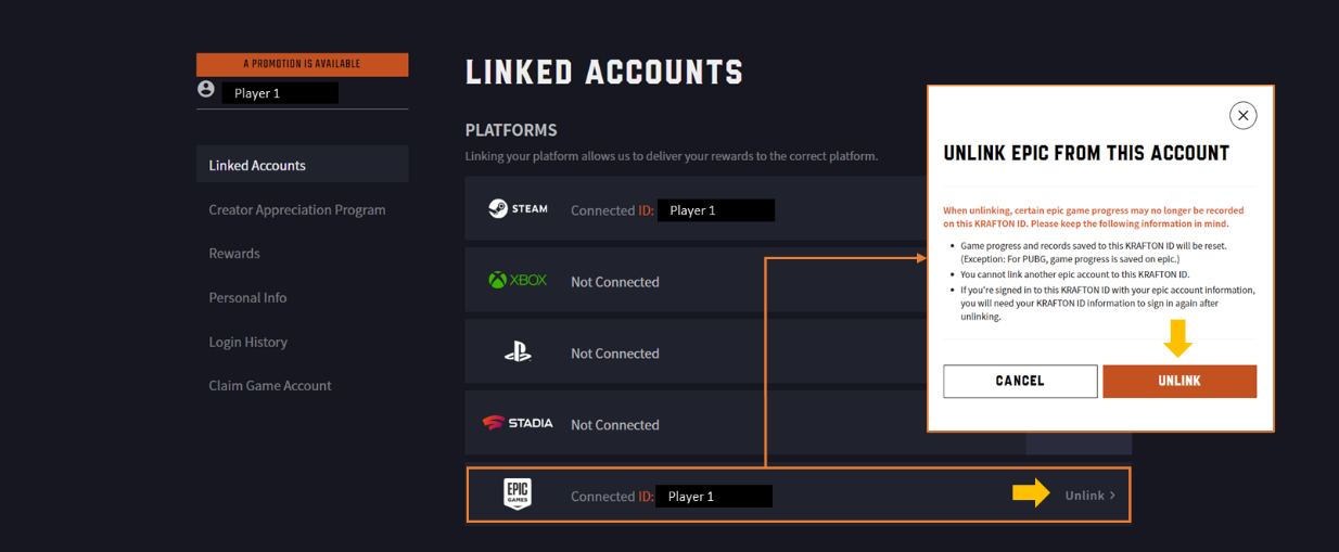 Linked Epic Account and it changed my in-game id? : r/KnockoutCity